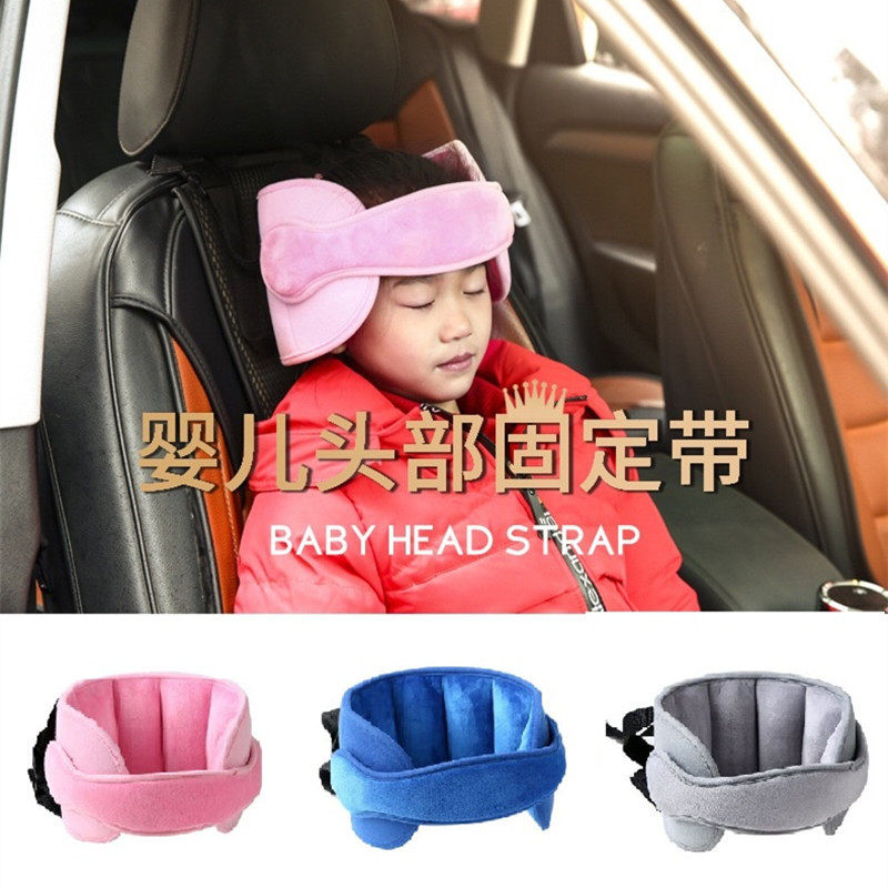 Car Child safety seat sleeping fixer kid baby head neck neck pillow fixing strap car
