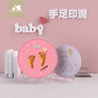 Детские отпечатки рук и ног, памятная чернильная подушечка, сувенир, подарочная коробка, подарок на день рождения