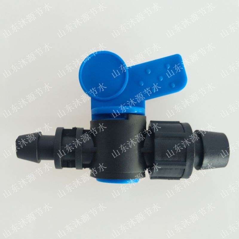 PE bypass valve PE hard tube and pipeline connecting joint switch and non-switch side connector