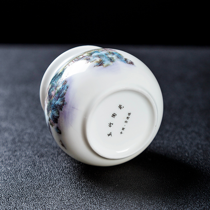 Jingdezhen ceramic glaze color mountains on fair keller kung fu tea tea tea accessories and glass points