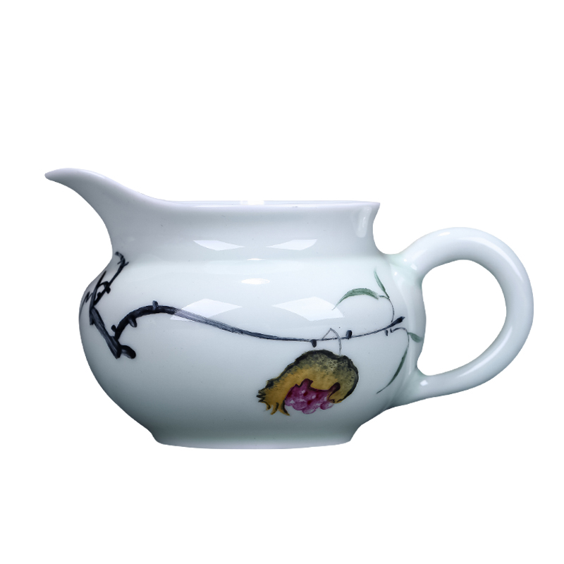 Jingdezhen ceramic hand - made color manual fair keller celadon kung fu tea tea set points and cup and cup package mail