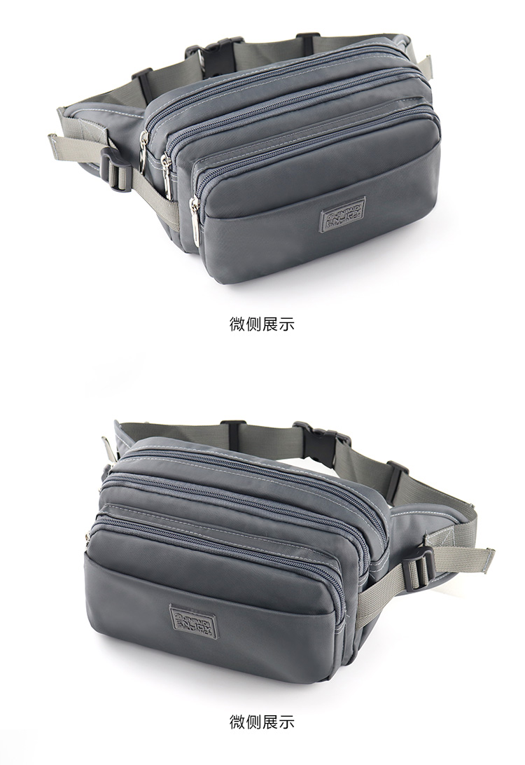 Pocket nam đa chức năng thực tế chống thấm nước phụ nữ nhiều lớp thể thao công suất lớn du lịch túi chéo ngực kinh doanh tiền mặt đăng ký tiền túi đeo hông dã ngoại