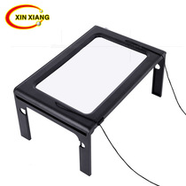 Desktop hanging dual-use Six LED light batteries USB external power supply interchangeable reading 2 5x magnifying glass