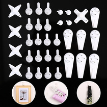 Powerful seamless nail hanging painting wall nail hook Photo wall wedding photo hook Invisible nail photo frame mini wall hook