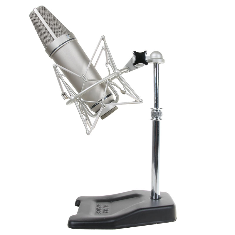 The anchor microphone stand live desktop microphone stand Neumannu 87 liter metal heavy base