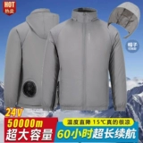 Умный дорожный рабочий вентилятор, охлаждающая тонкая одежда для защиты от солнца