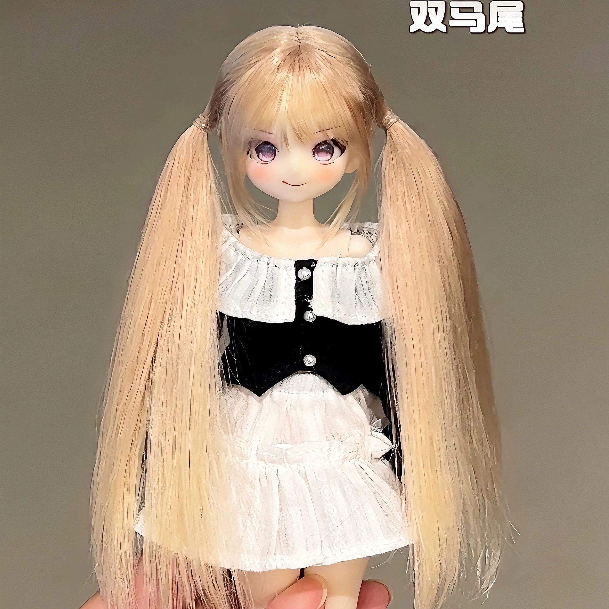 【Awen】Имитированная шиньонная прядь Awen bjd парик из мохера Weiyuji/Light Nightmare/Azone/ob21 милый головной убор