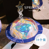 Springkle creative transparent acrylic forest department happy candy box Wedding wedding high-grade ins wind candy box