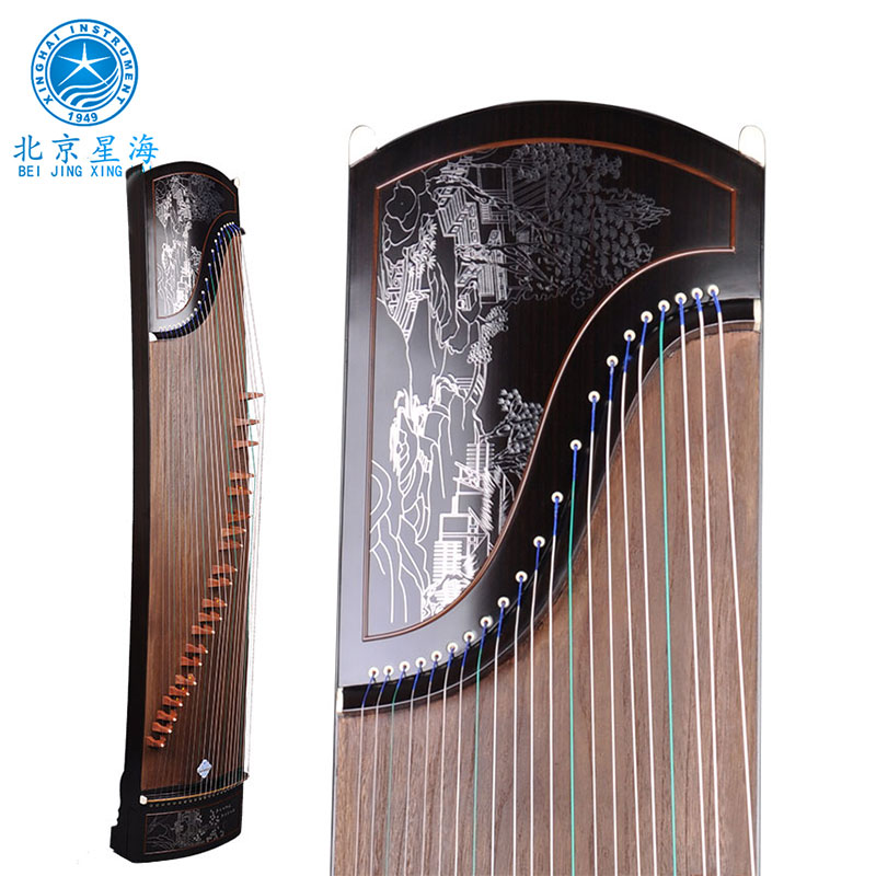 Starkhai Guzheng Musical Instruments Beginners Beginners Imitation Walnuts Wood Material Mountain Residence Autumn Pattern Guzheng 8811SJ-2