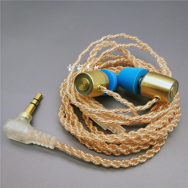 Pure copper earphones DIY ingenuity made of copper unicorn thousand yuan HIFI unit production, high quality and good sound