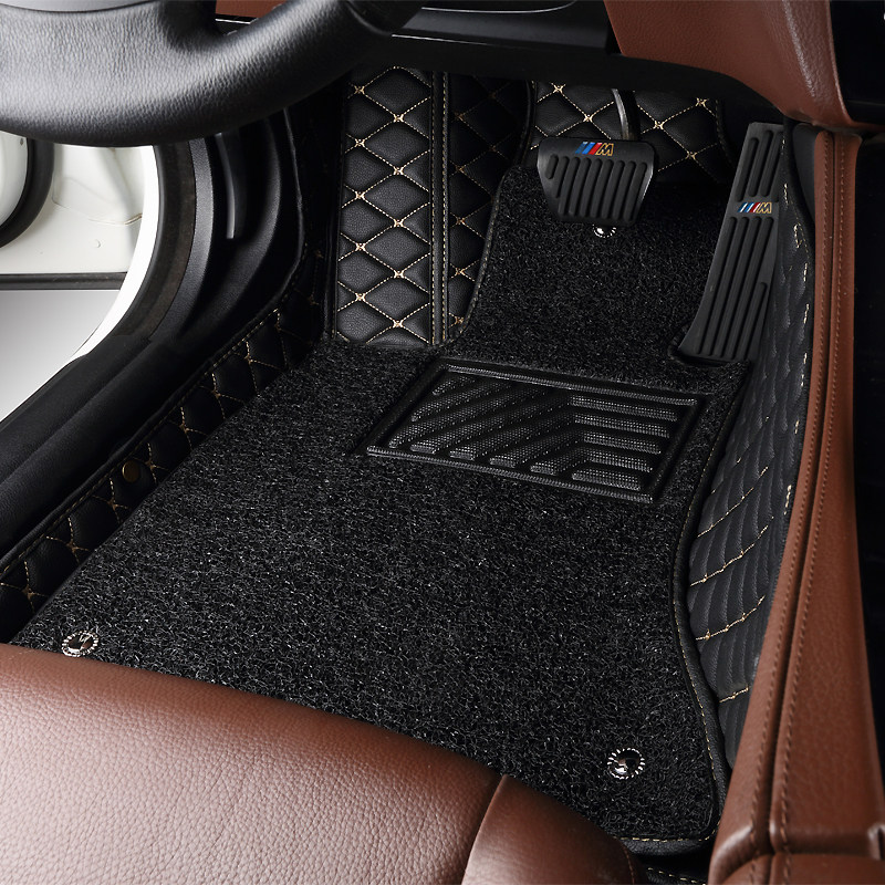 Suitable for the Driver's Seat, Special Floor Mats, Five-Seater Floor Mats, Full Set of Universal Leather Floor Mats for the Driver's Seat