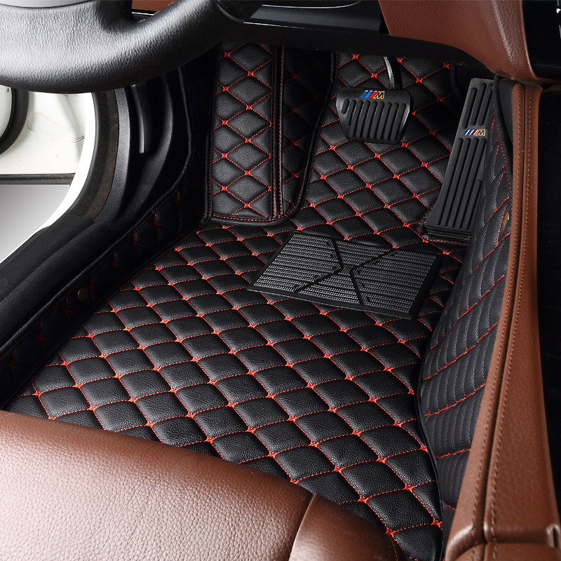Suitable for the Driver's Seat, Special Floor Mats, Five-Seater Floor Mats, Full Set of Universal Leather Floor Mats for the Driver's Seat