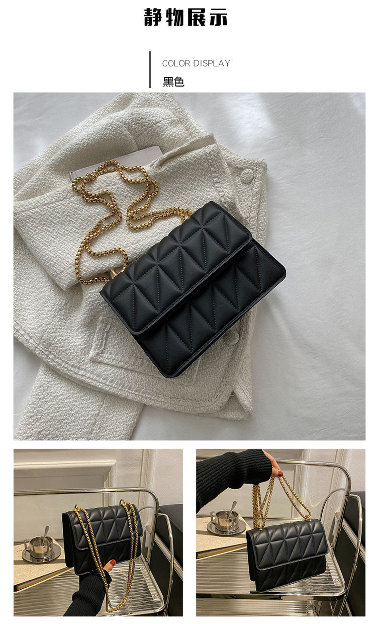 Небольшая дизайнерская цепь, сумка через плечо, ремешок для сумки на одно плечо с ромбовидным узором, коллекция 2022                       