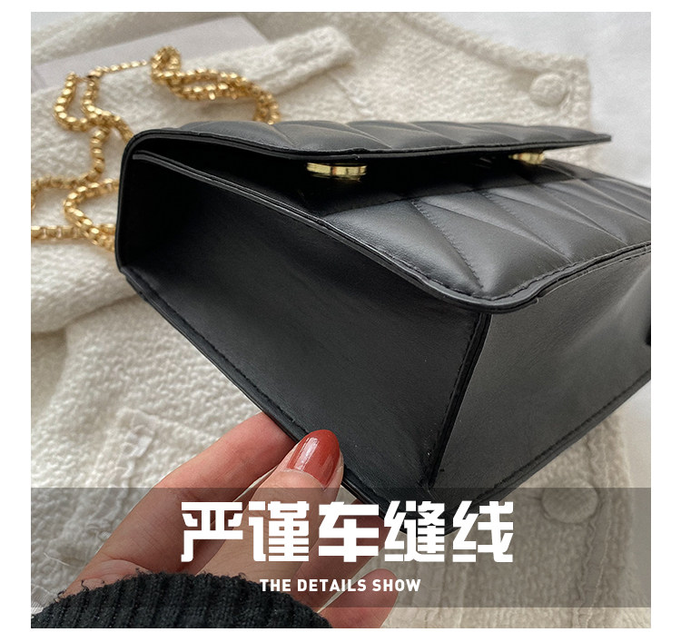 Небольшая дизайнерская цепь, сумка через плечо, ремешок для сумки на одно плечо с ромбовидным узором, коллекция 2022                       