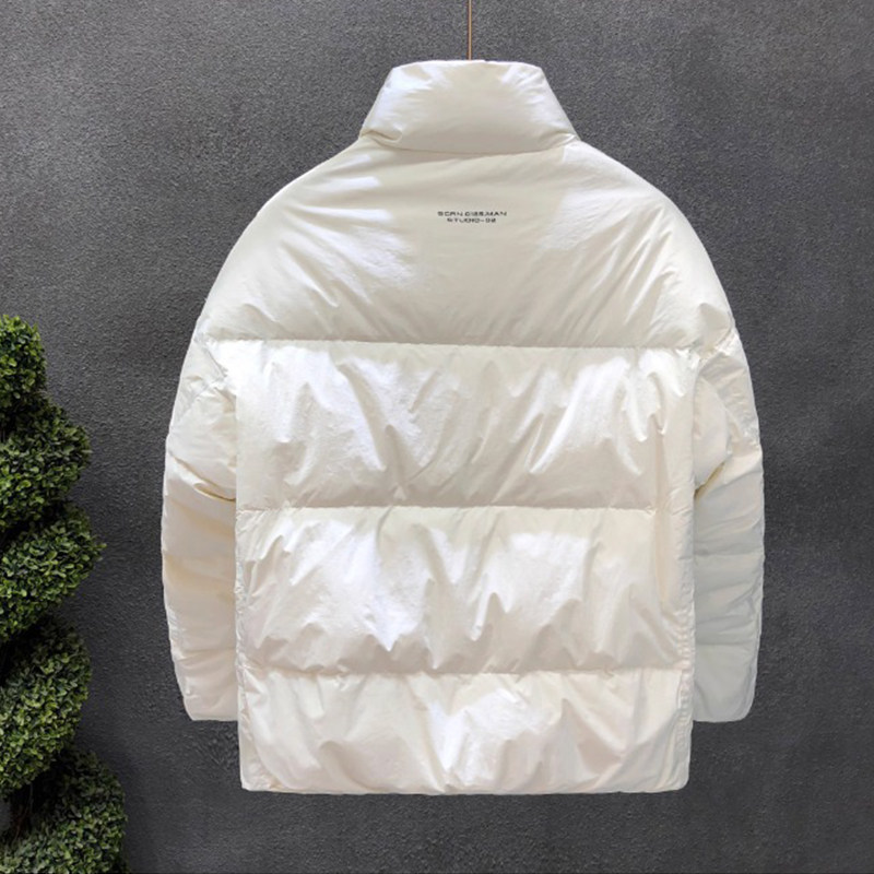 ZaSaFran』高蓬松高端羽绒服，男式白色外套时尚又温暖_秀禾服_淘宝服装网