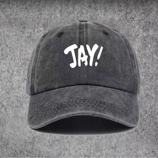 Jay Chou Concert Jay Simple Letter Style Sun Hat Baseball Cap for Men and Women Students Vintage Peaked Cap
