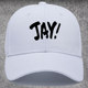 Jay Chou Concert Jay Letter Style Unisex Summer Large Head Circumference Youth Student Baseball Cap Sunshade Hat