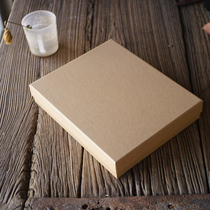 Retro Xiaoqing New kraft paper heaven and earth cover gift box holiday packing box delivery box
