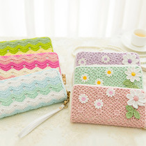 Su Su Jies crochet zipper wallet tutorial homemade cotton thread handmade diy bag woven wool material bag