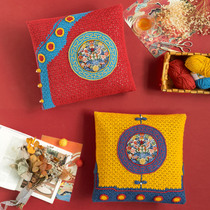 Su Su Jie Jinxiu Pillow Case Handmade diy wool to pass the time knitting crochet thick thread material package