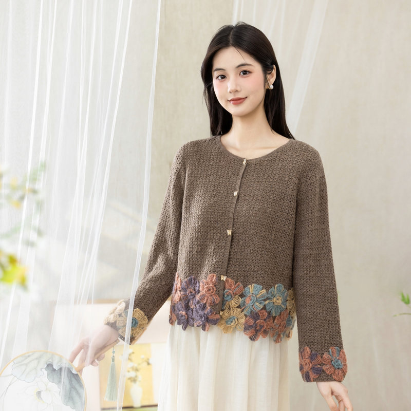 Sister Su Su's Morning Dew Cardigan Handmade DIY Crochet Mohair Yarn Ball Alpaca Wool Clothing Material Kit Pre-Order Sister Su Su's Morning Dew Cardigan Handmade DIY Crochet Mohair Yarn Ball Alpaca Wool Clothing Material Kit Pre-Order
