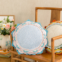 Su Su Jie Guofeng Lianhua pillow case wool Group made hand-woven diy crochet material bag