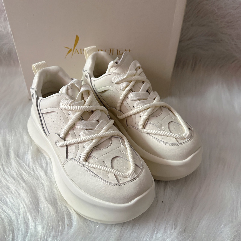 353638 Top-Quality Cowhide Leather Brand Kaiyunzhux Thick-Soled Dad Shoes, the Quality Is Excellent, You Will Definitely Not Regret Your Purchase