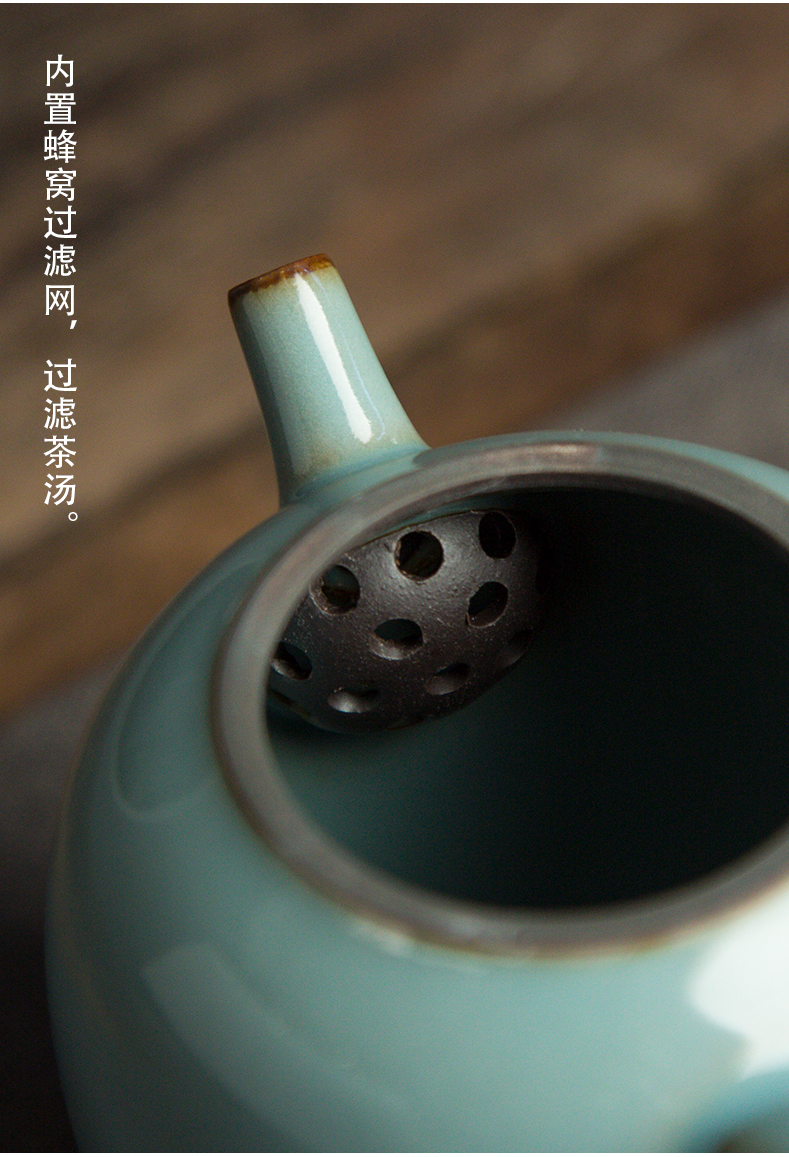 Your up ceramic teapot single pot on household kung fu little teapot expressions using Your porcelain of iron