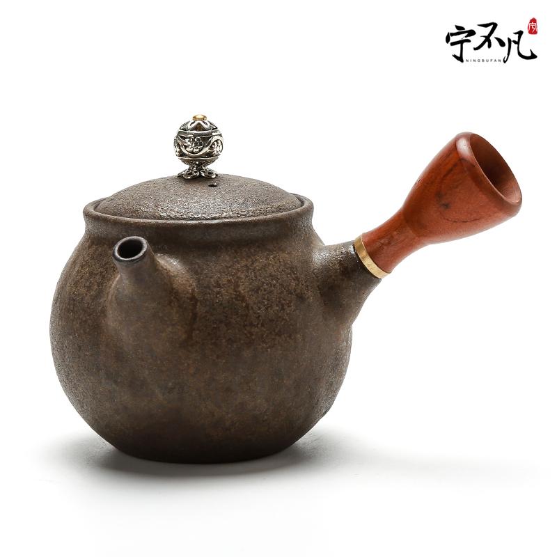 Ning uncommon ceramic teapot side the Japanese single pot pot of hand