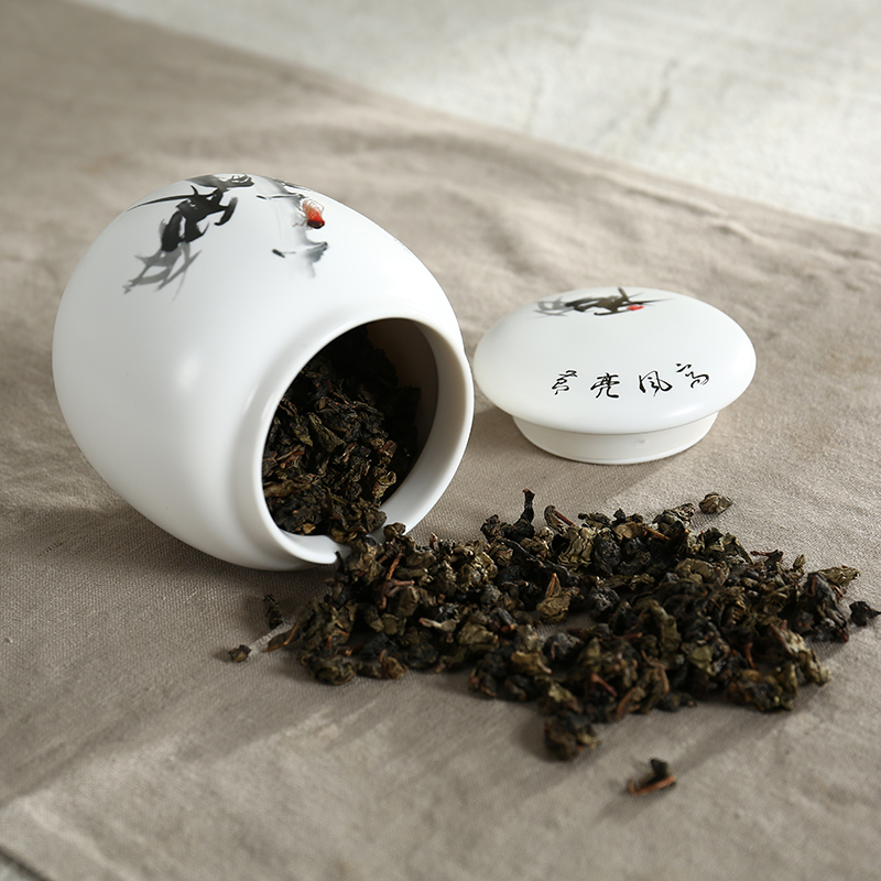 Ning uncommon ceramic up POTS sealed storage canned tea caddy fixings can wake receives tea caddy fixings tea accessories
