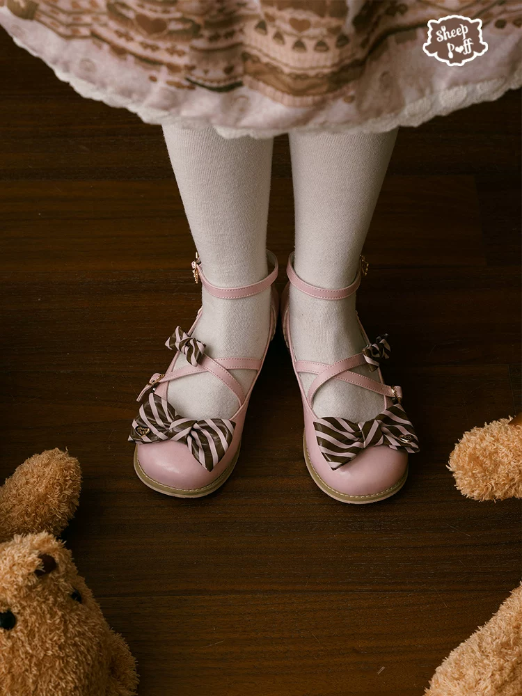 Акриловый чай с фруктами и бантами, (физические), стильLolita