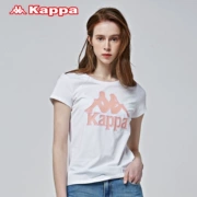 Kappa Kappa Áo thun nữ tay ngắn In cổ tròn Phụ nữ thể thao giản dị Một nửa tay áo | K0862TD21J - Áo phông thể thao