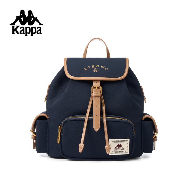 Kappa Back-To-Back Backpack for Women 2026 New Autumn Large-Capacity Travel Bag Casual Sports Bag for Men