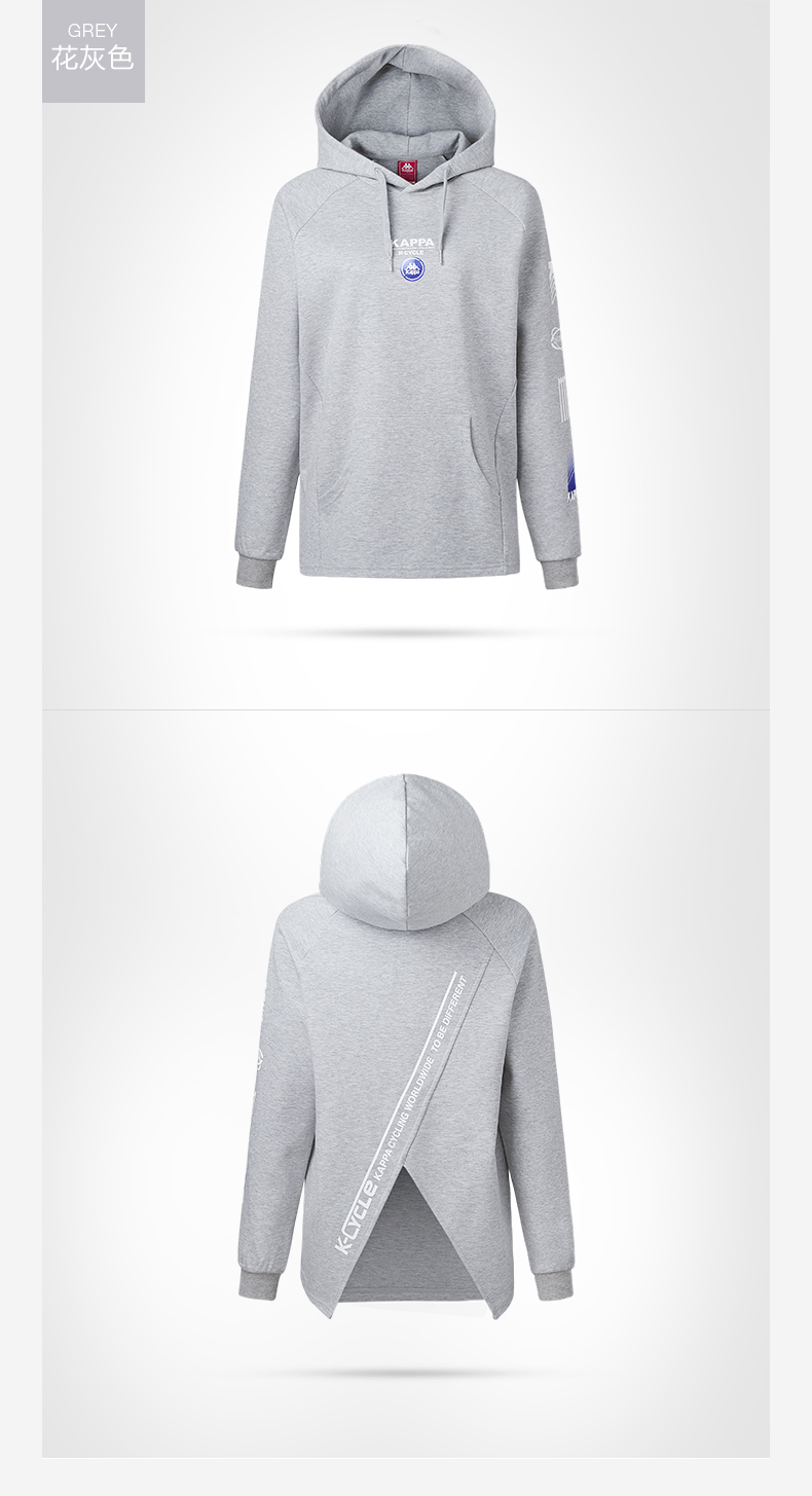 KAPPA Áo thể thao nữ Kappa Áo dài tay giản dị 2019 Mới | K0922MT31D - Thể thao lông cừu / jumper áo hoodie nữ