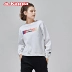 KAPPA Áo len thể thao nữ Kappa Áo thun cổ tròn dài tay giản dị 2019 mới | K0922WT36D - Thể thao lông cừu / jumper hoodie đẹp Thể thao lông cừu / jumper