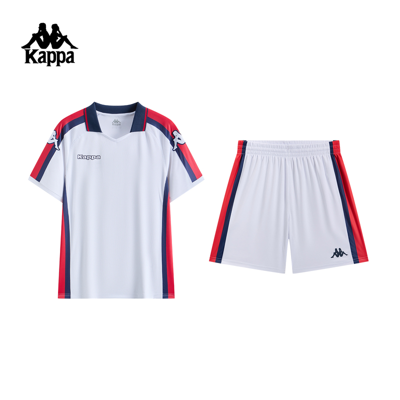 Kappa Short-Sleeved Shorts Suit Men's 2026 New Summer Breathable and Heat-Dissipating Sports Casual T-Shirt Jersey Style