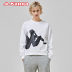 KAPPA Áo khoác thể thao nữ Kappa Áo thun cổ tròn tay dài 2019 mới | K0922WT39D - Thể thao lông cừu / jumper áo thu đông nữ rẻ đẹp Thể thao lông cừu / jumper