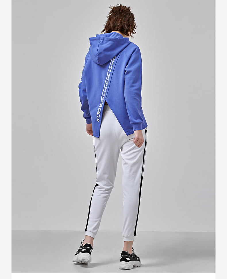 KAPPA Áo thể thao nữ Kappa Áo dài tay giản dị 2019 Mới | K0922MT31D - Thể thao lông cừu / jumper áo hoodie nữ