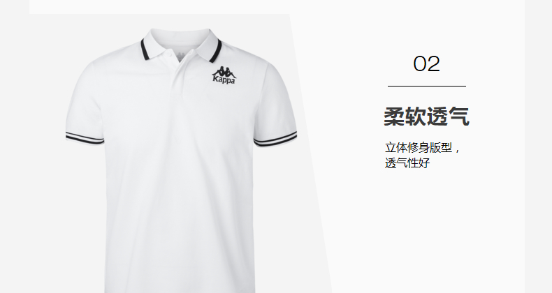 Kappa Kappa Thể thao nam ngắn tay áo sơ mi nam POLO Áo phông thể thao 2018 Mới | K0815PD15D áo polo trơn