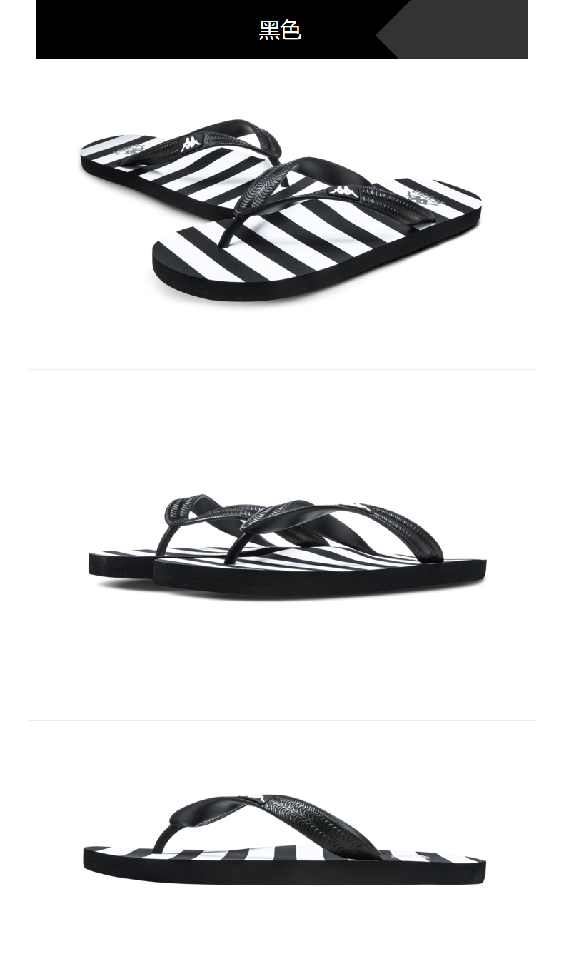 Kappa Kappa vài người đàn ông và phụ nữ dép thể thao flip flops dép giản dị 2018 new | K0815LT04D dép nam gucci