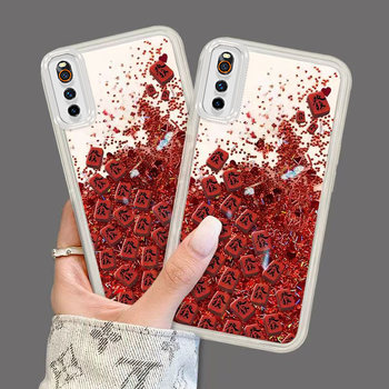 Suitable for Iqoo Neo3 Phone Case, Red Liquid Sand Case, Iqoo Neo3 New Year Edition, Full Protection, Anti-Drop, Simple, Unique, Non-Repetitive Design, Protective Cover for Women, Creative Full-Screen, Beautiful Phone Case