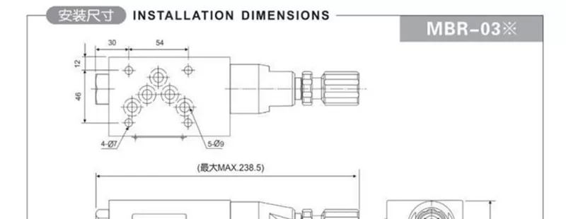 Van thủy lực Van giảm áp MRV-02 Van giảm áp duy trì áp suất điều khiển thủy lực điều chỉnh áp suất và ổn định áp suất Van tiết lưu một chiều MPCV