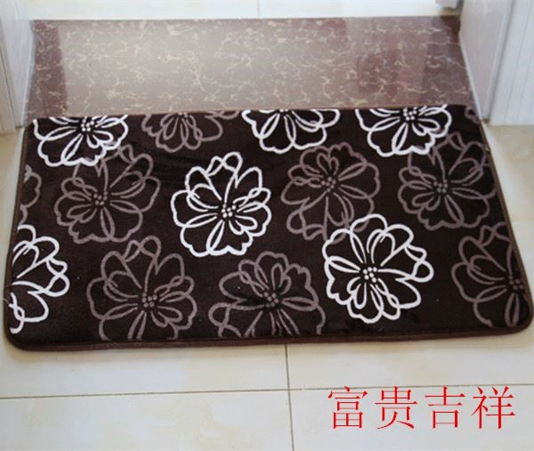 Lối vào nhà vệ sinh Triều Tiên gác chân nhựa ghế sofa vải vệ sinh mat không trượt mùa dưới pad thấm - Thảm sàn thảm dậm chân