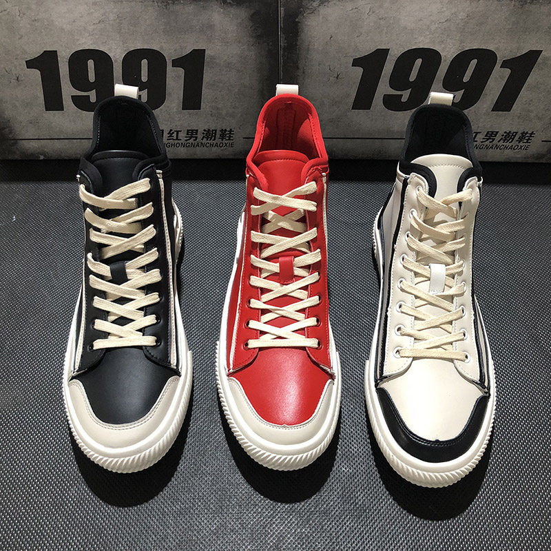 Spirit boy shoes men's new fast hand all-match high-top shoes men's shoes Korean casual shoes hip-hop shoes trendy shoes