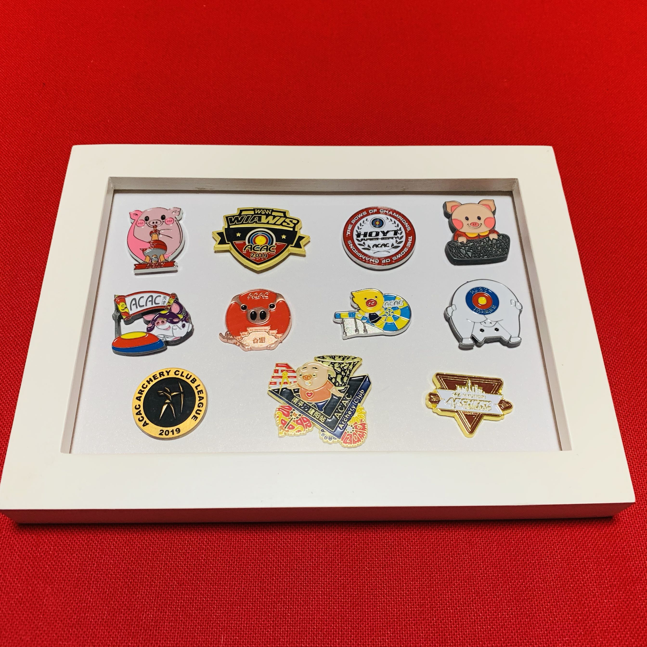 ACAC's 2019 Season Annual Badge Set (with Frame)