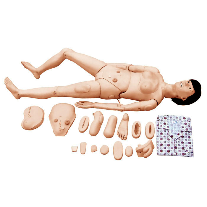 高级全功能护理人训练模型男女互换/医教学用操作模拟假人体模特
