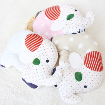 2017 Korean Baby shape pillow anti-deviation head Baby shape pillow baby elephant cartoon newborn baby pillow