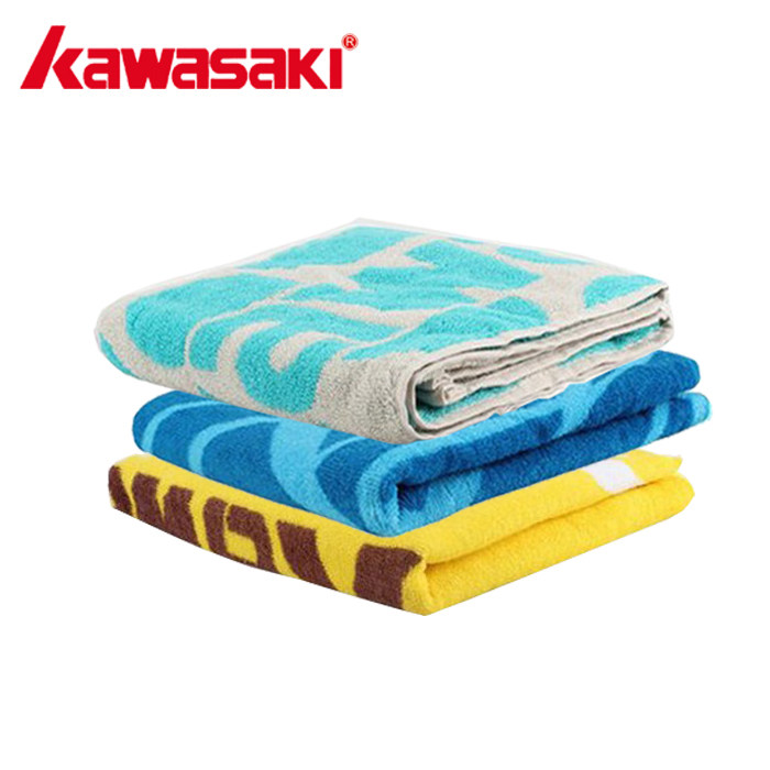 Kawasaki sports towel extended badminton running gym cotton sweat-absorbing sweat towel for men and women quick-drying