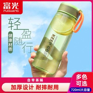 Fuguang Plastic Water Cup for Boys, Portable Large-Capacity Sports Cup, High Temperature Resistant, New Tea Cup for Children and Students Going to School