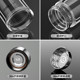 Fuguang Double-Layer Thickened Glass Cup for Men, Car-Mounted Business Water Cup, Large Capacity Household Tea and Water Separation Tea Brewing Cup